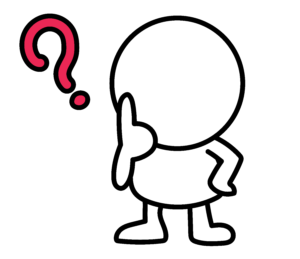疑問を持っている人のイラスト