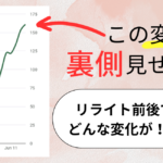 わずか5日で検索からブログへのアクセスを倍増させた話⑥リライト前後でどんな変化があった?